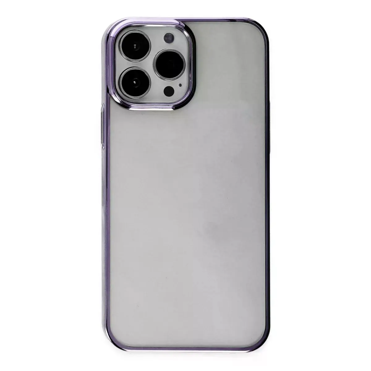 İphone 13 Pro Max Kılıf Element Silikon - Mor