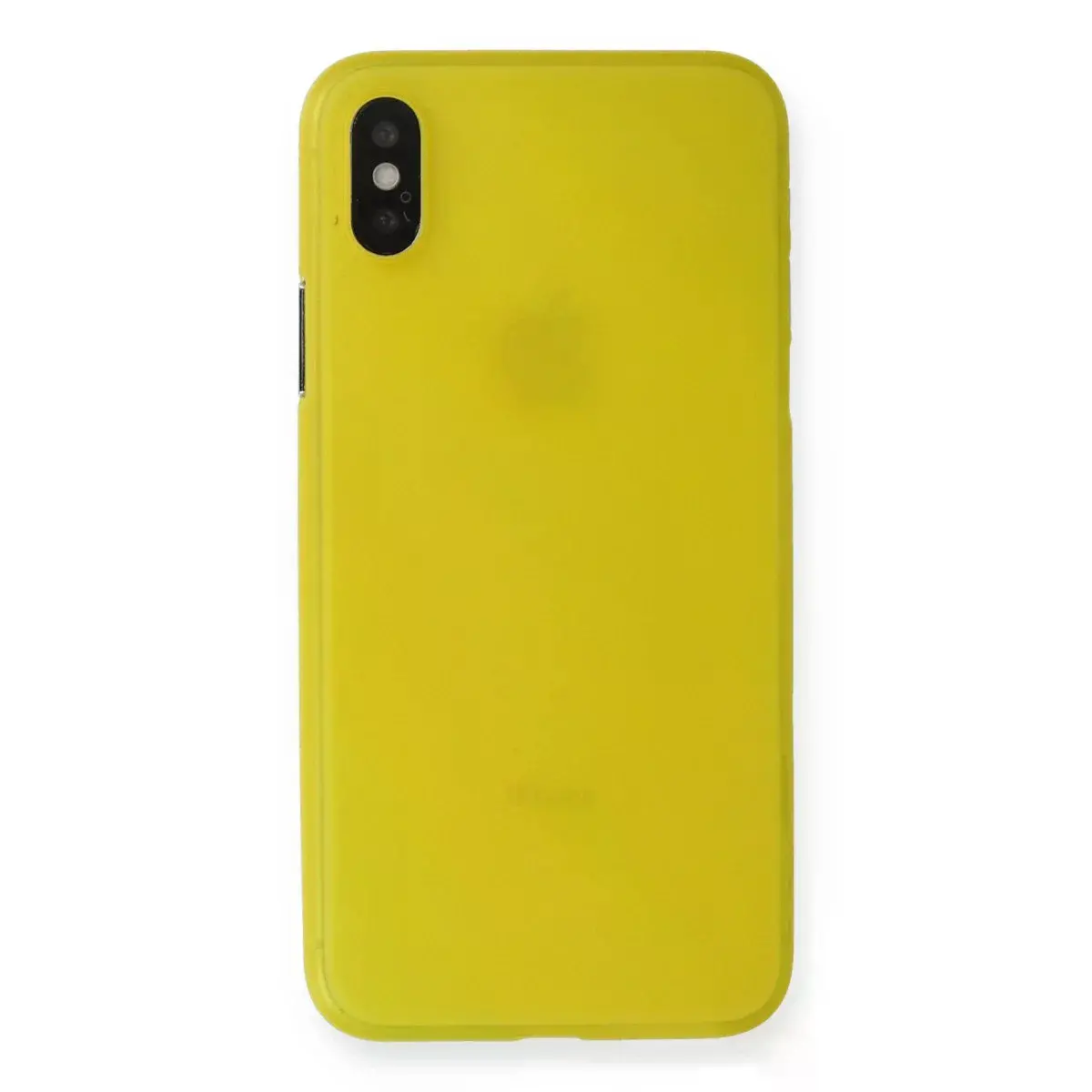 İphone X Kılıf Pp Ultra İnce Kapak - Sarı
