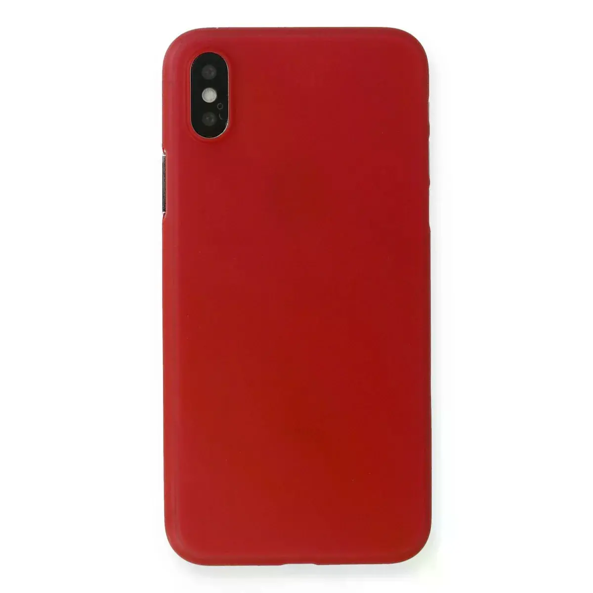 İphone X Kılıf Pp Ultra İnce Kapak - Kırmızı