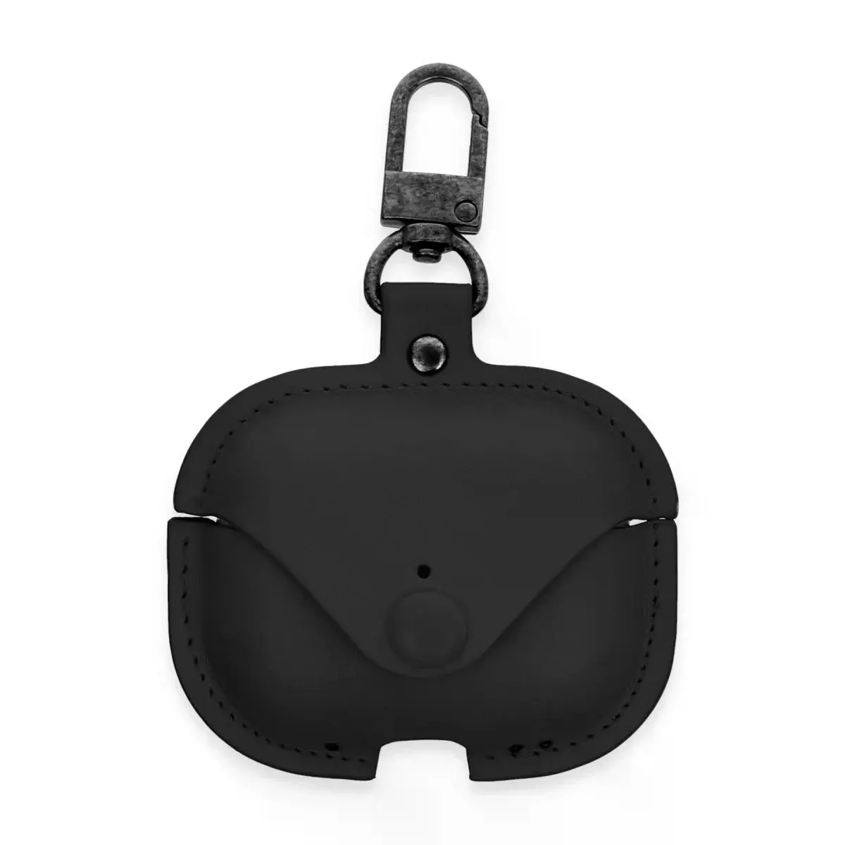 Airpods Pro 2 (2.nesil) Çanta Deri Kılıf - Siyah