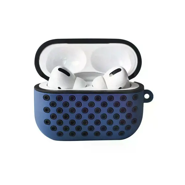 Airpods Pro 2 (2.nesil) Spor Delikli Kılıf - Lacivert-siyah