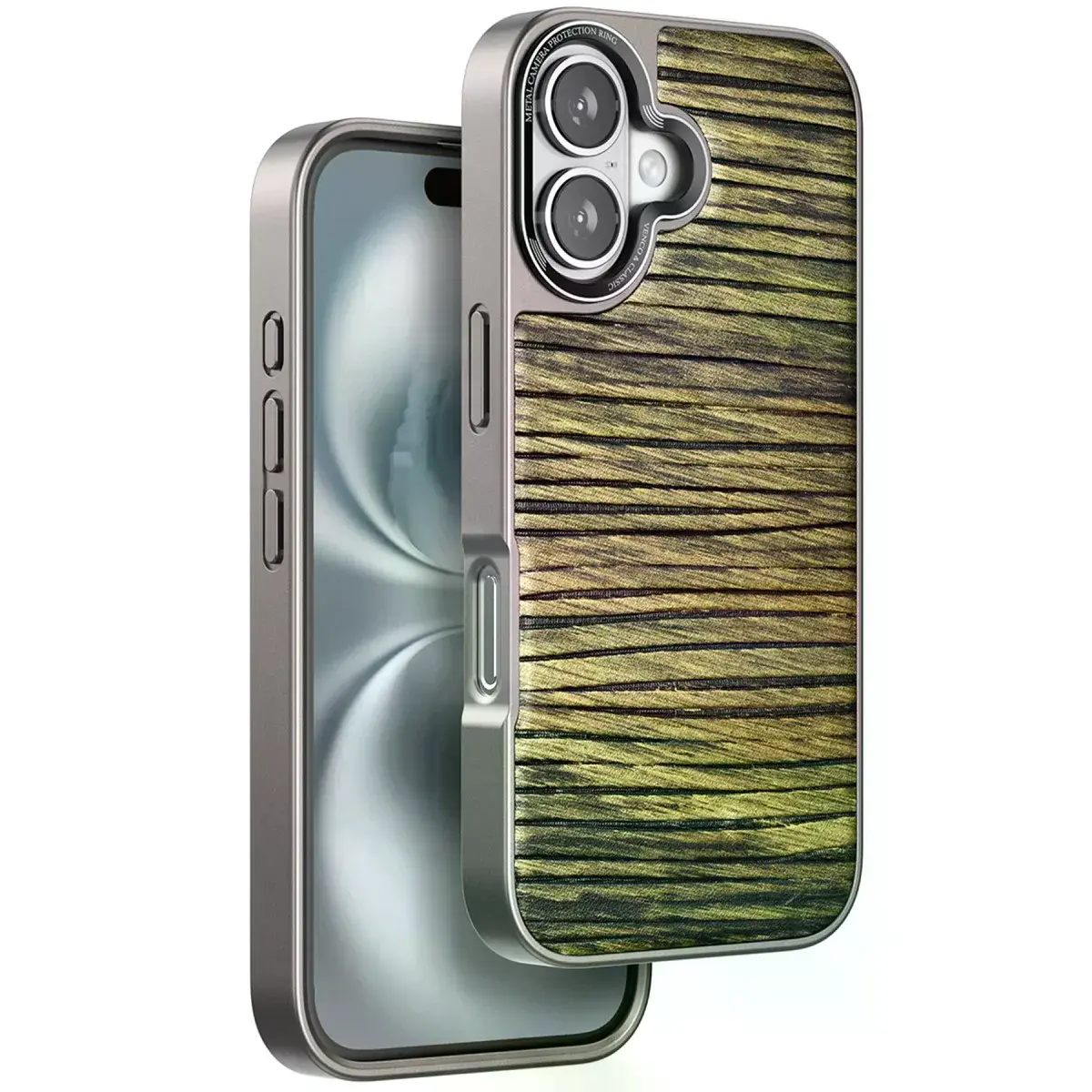 Venco  İphone 16 Wave Kapak - Koyu Kahve