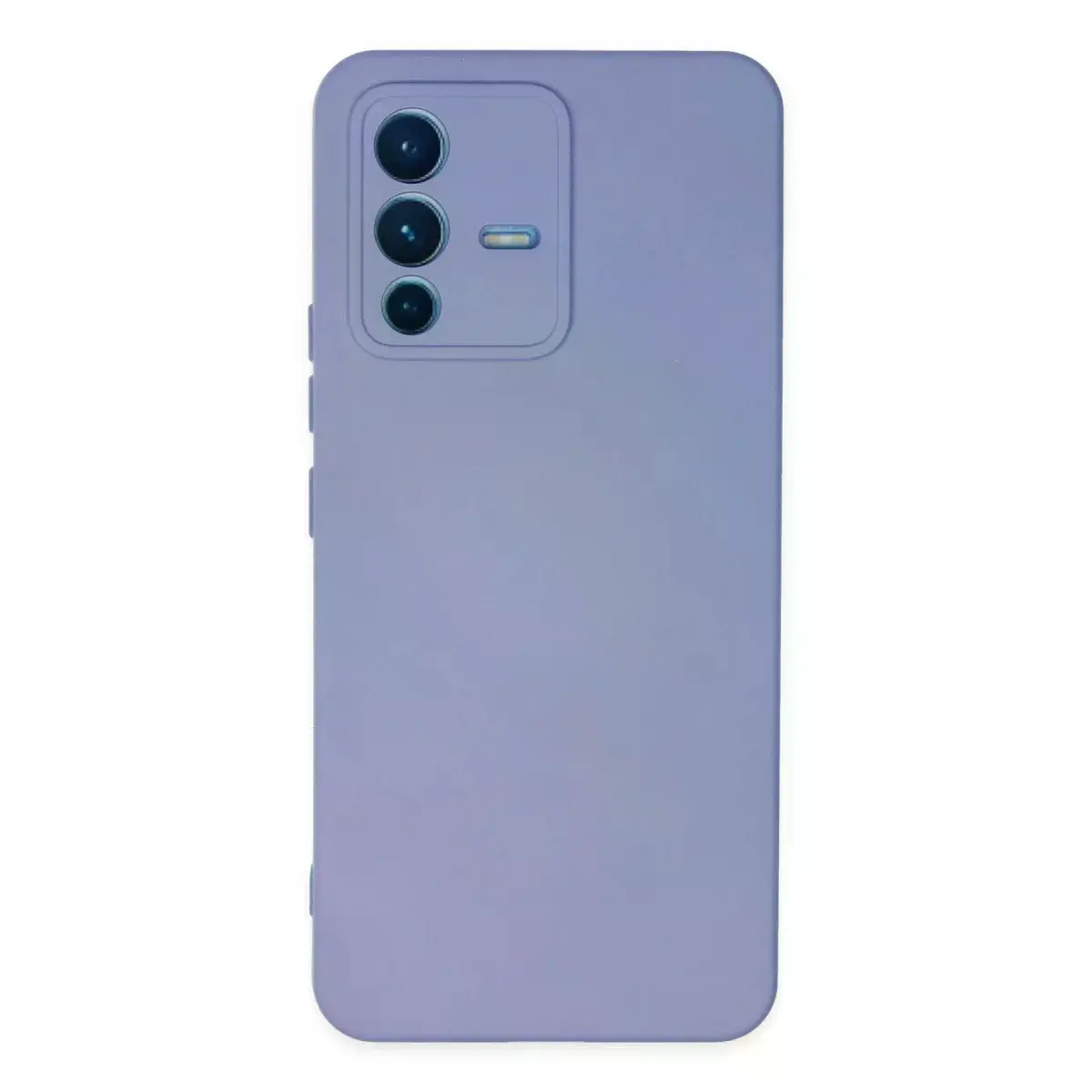 Vivo V23 5g Kılıf Nano İçi Kadife Silikon - Lila