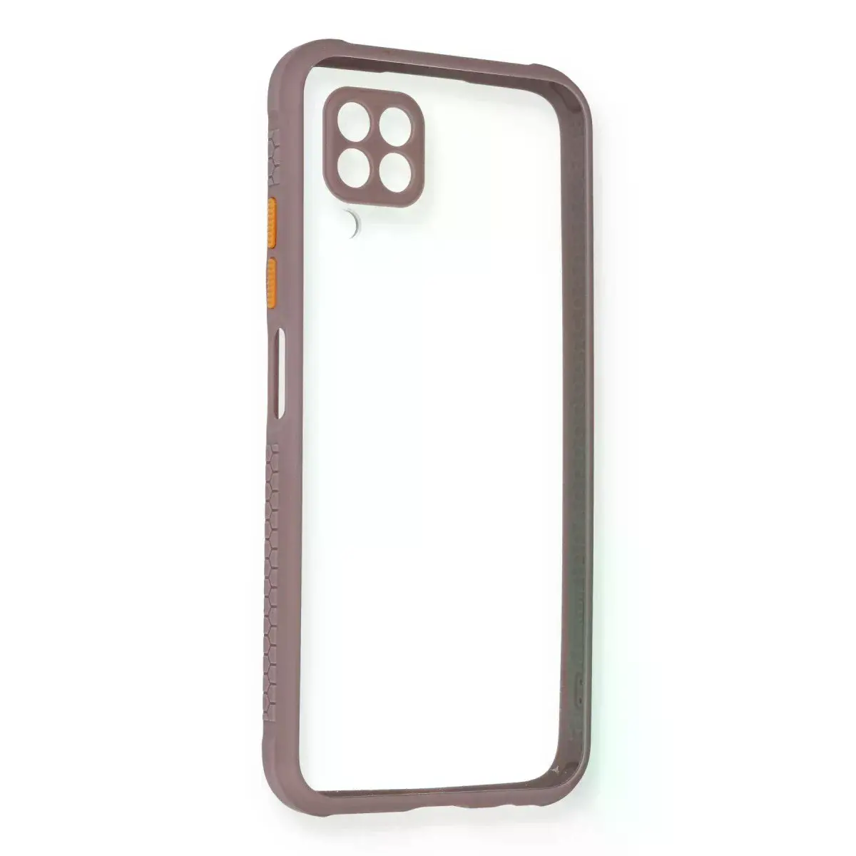 Huawei P40 Lite Kılıf Miami Şeffaf Silikon - Açık Mor