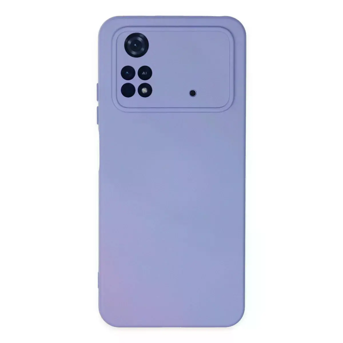 Xiaomi Poco M4 Pro 4g Kılıf Nano İçi Kadife Silikon - Lila