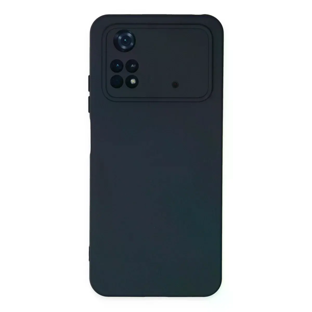Xiaomi Poco M4 Pro 4g Kılıf Nano İçi Kadife Silikon - Lacivert