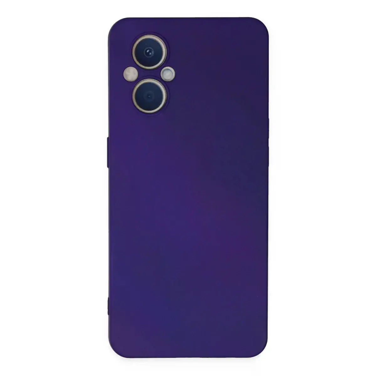 Oppo Reno 7 Lite Kılıf Nano İçi Kadife Silikon - Mor
