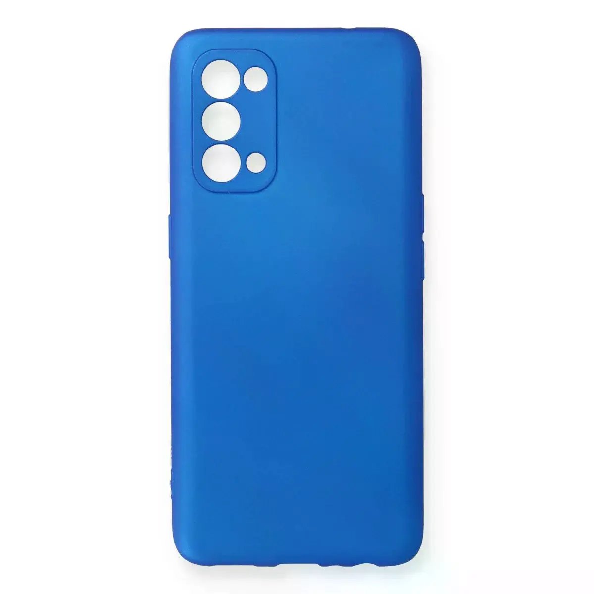 Oppo Reno 5 Kılıf First Silikon - Mavi