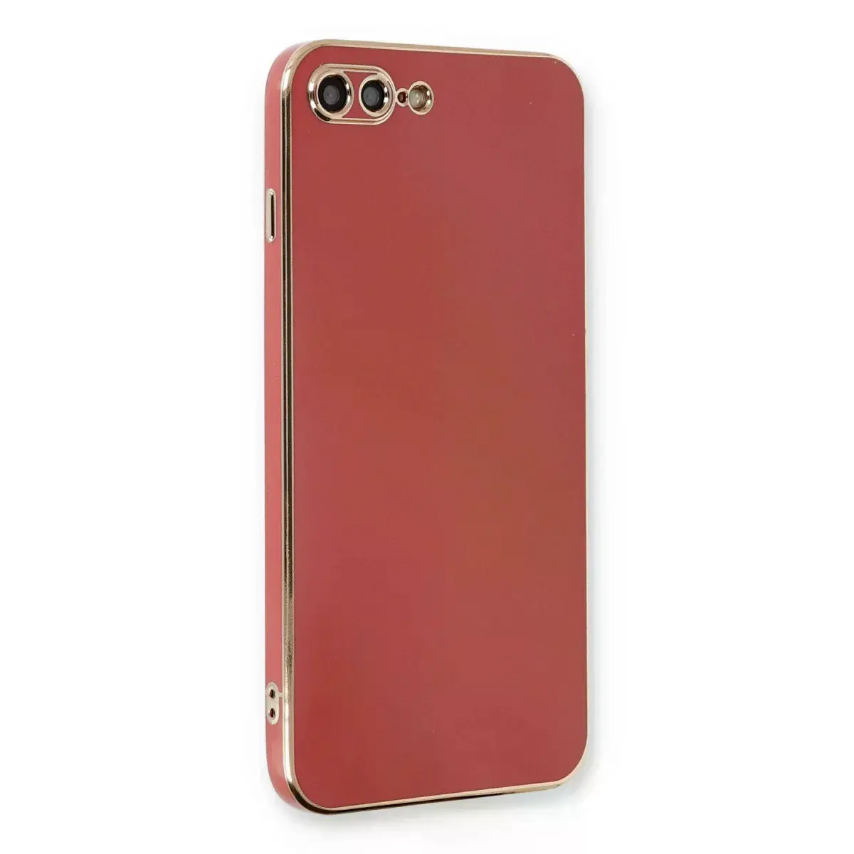İphone 7 Plus Kılıf Volet Silikon - Kırmızı
