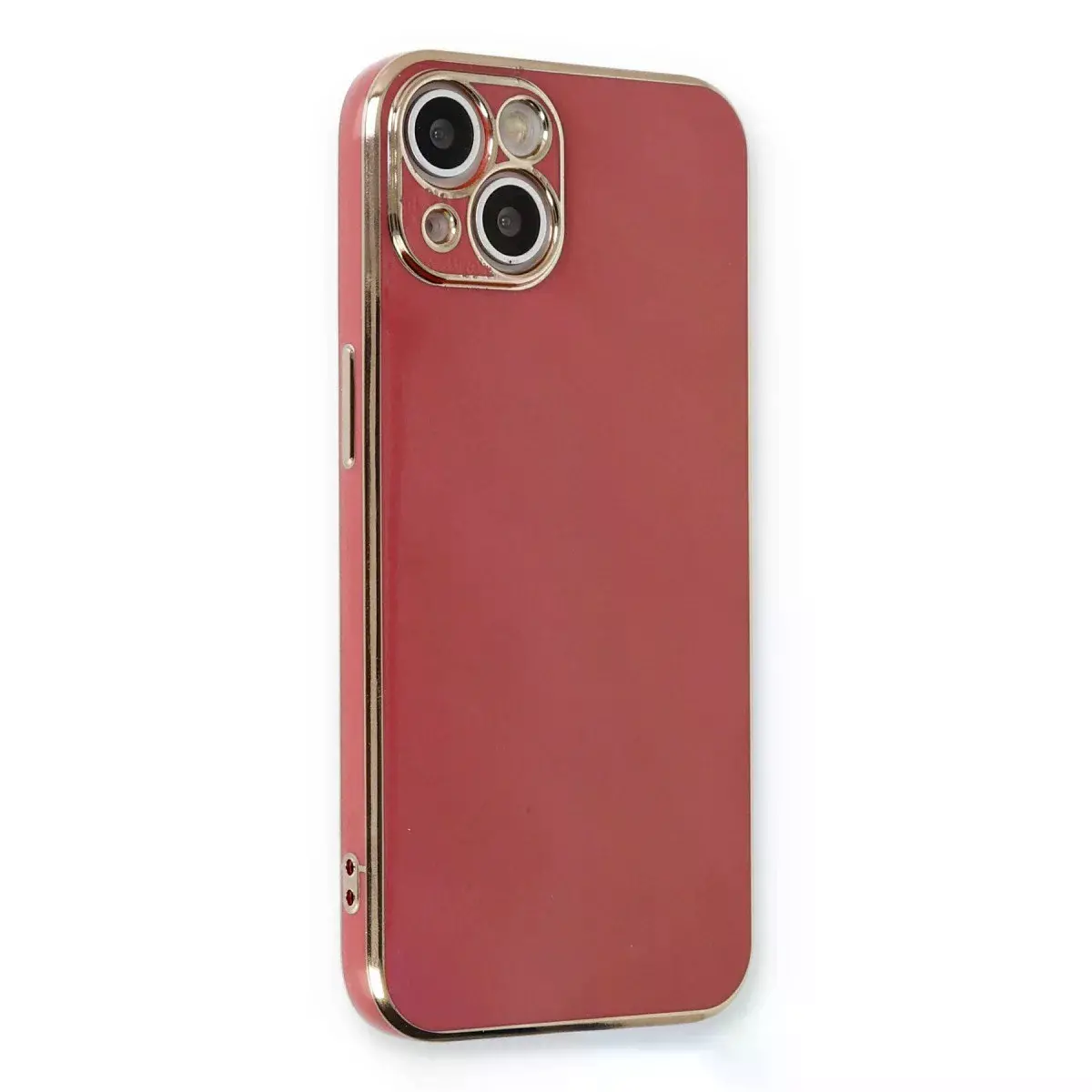 İphone 13 Kılıf Volet Silikon - Kırmızı