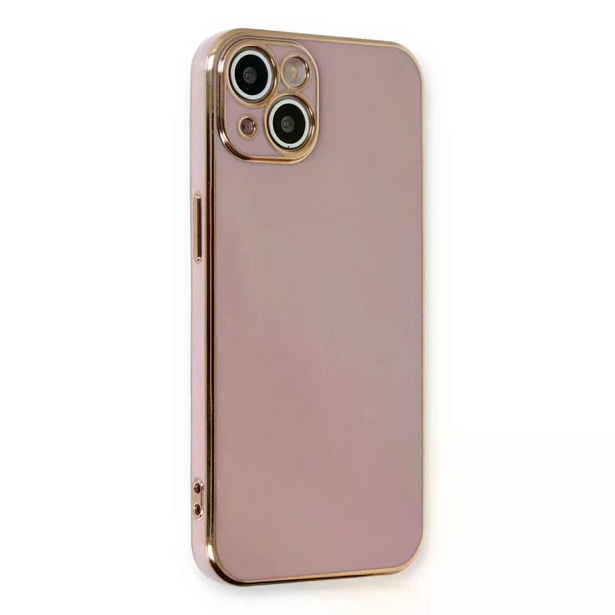 İphone 13 Kılıf Volet Silikon - Mor