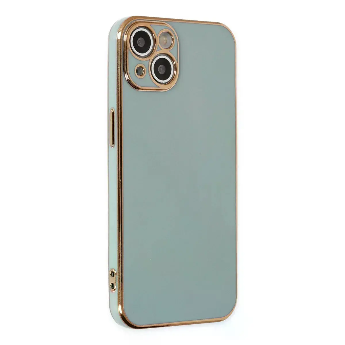 İphone 13 Kılıf Volet Silikon - Açık Yeşil