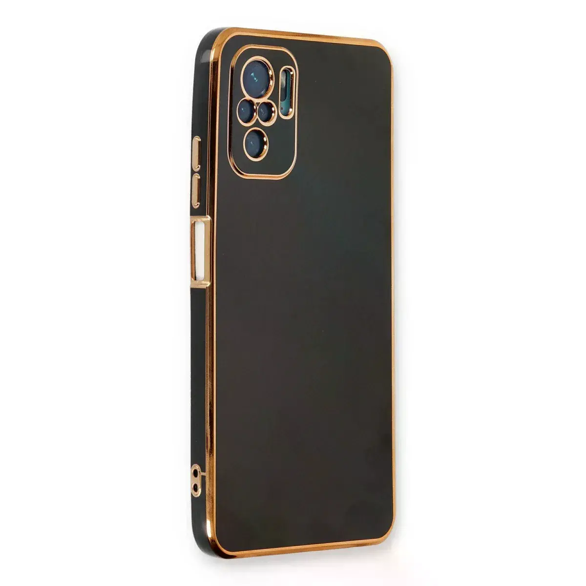 Xiaomi Redmi Note 10 Kılıf Volet Silikon - Siyah