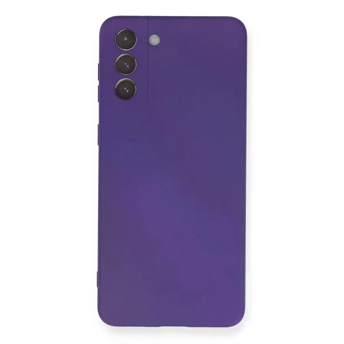 Samsung Galaxy S21 Plus Kılıf Nano İçi Kadife Silikon - Mor