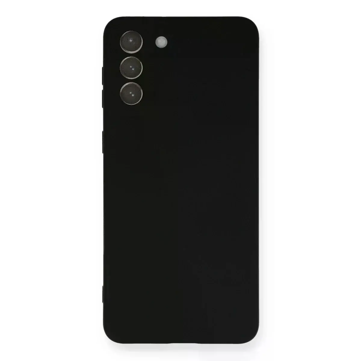Samsung Galaxy S21 Plus Kılıf Nano İçi Kadife Silikon - Siyah