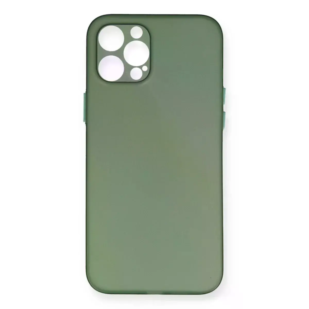 İphone 12 Pro Max Kılıf Pp Ultra İnce Kapak - Yeşil