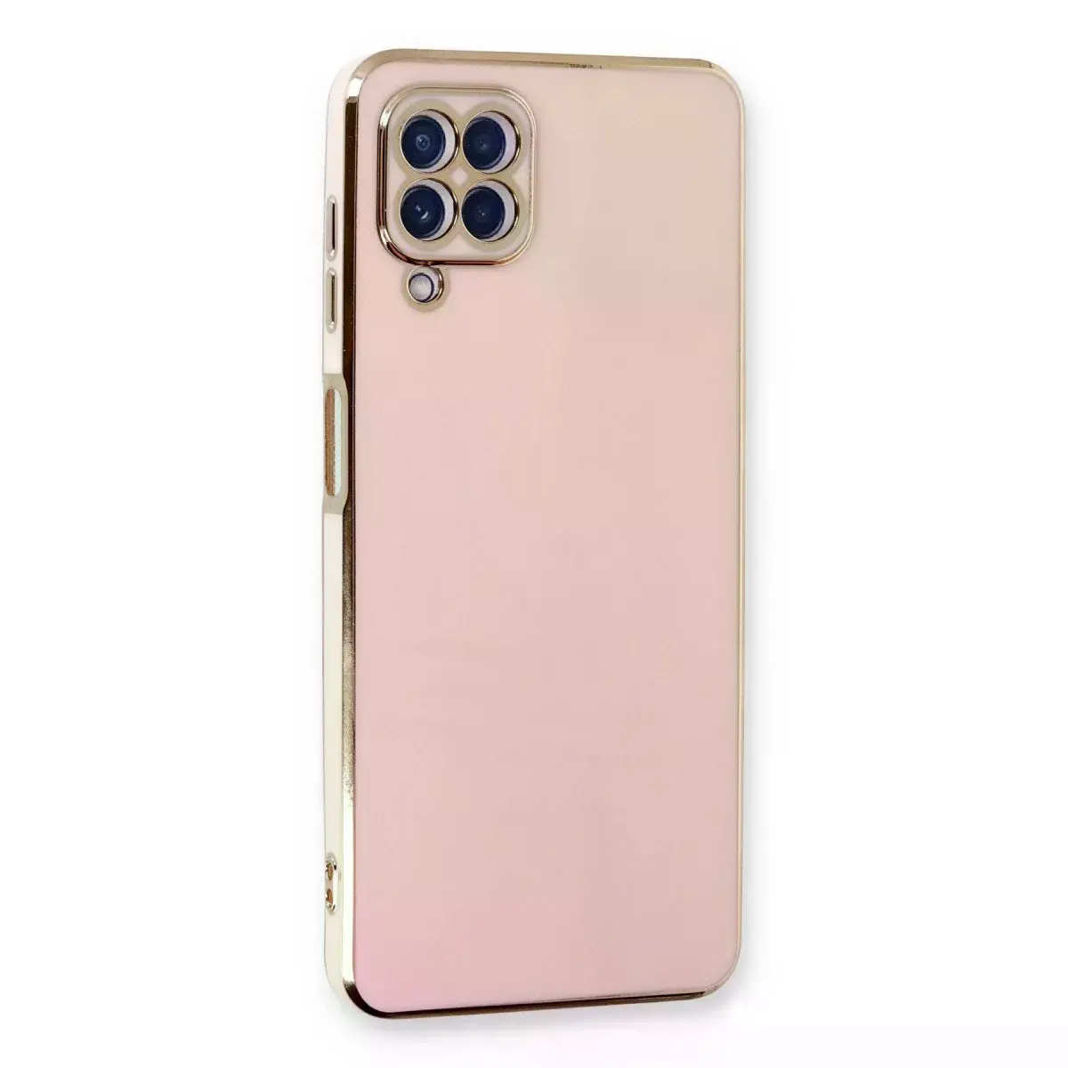 Samsung Galaxy A22 Kılıf Volet Silikon - Pembe
