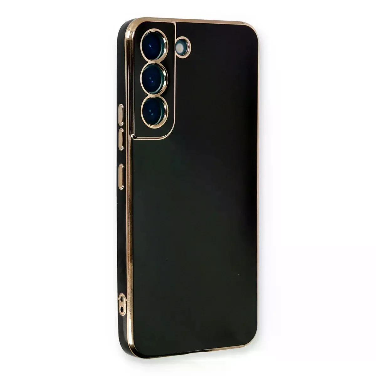 Samsung Galaxy S22 Plus Kılıf Volet Silikon - Siyah