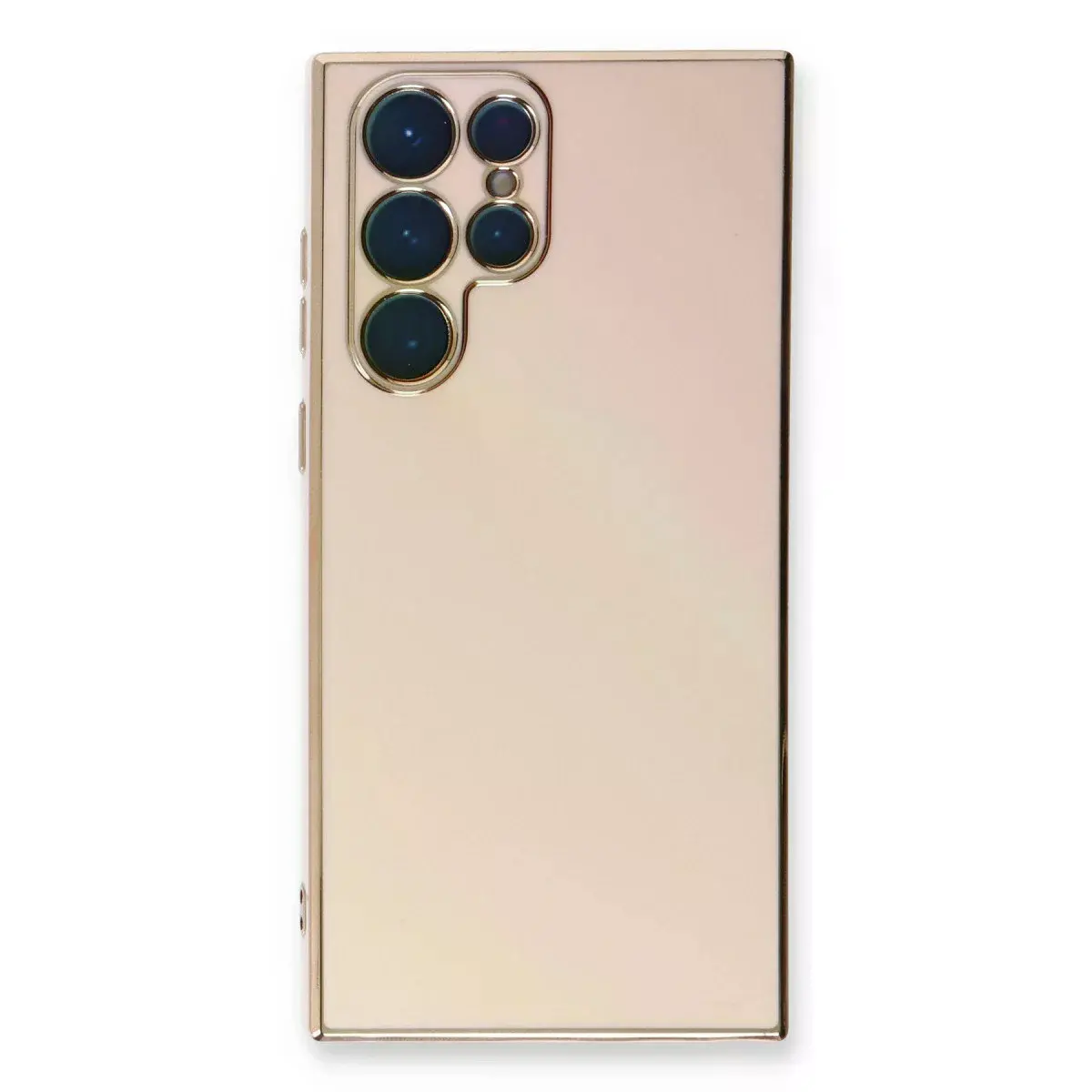 Samsung Galaxy S22 Ultra Kılıf Volet Silikon - Pembe
