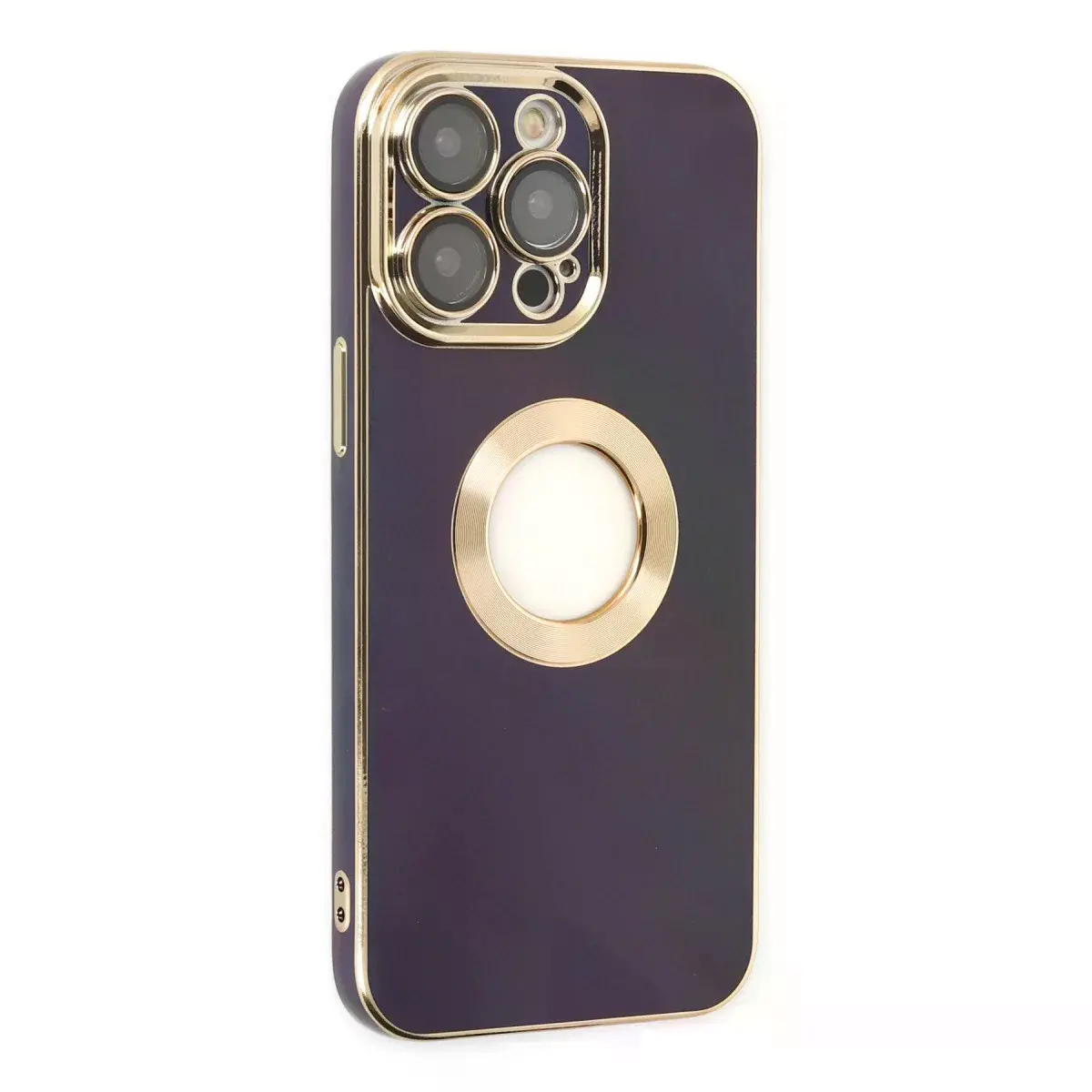 İphone 13 Pro Kılıf Store Silikon - Derin Mor