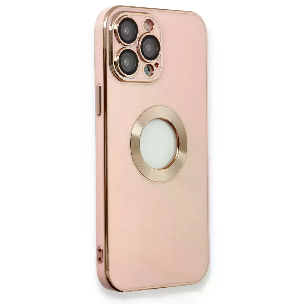 İphone 13 Pro Max Kılıf Store Silikon - Pembe
