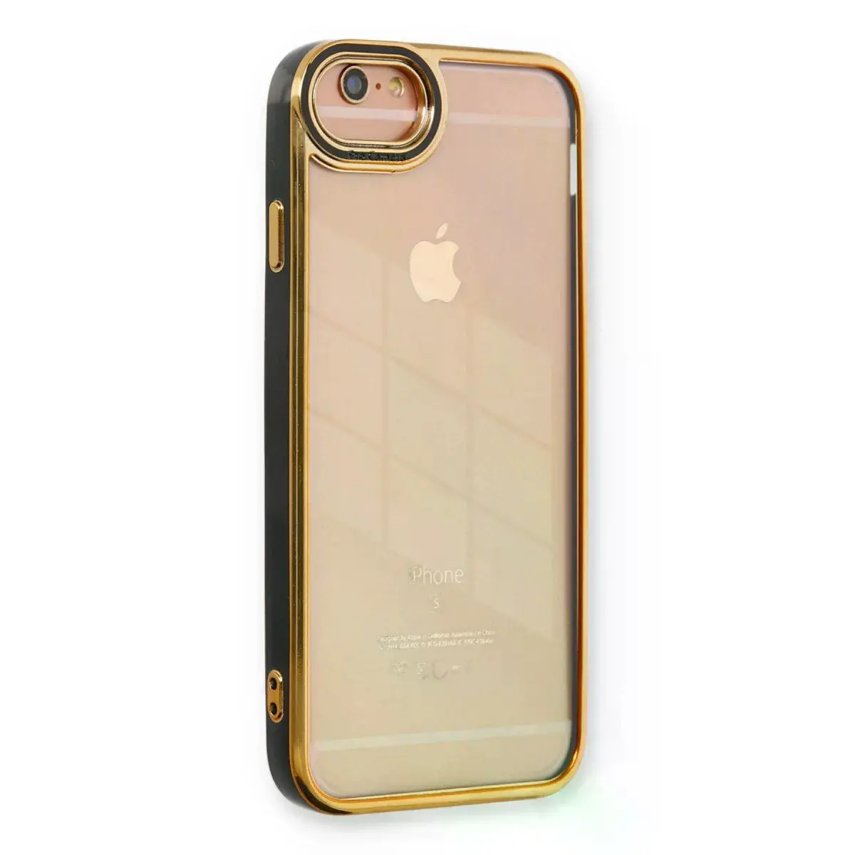 İphone 6 Kılıf Liva Lens Silikon - Siyah
