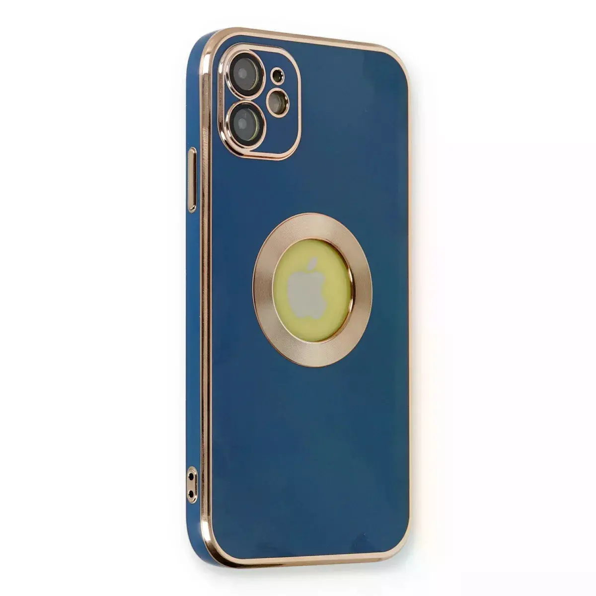 İphone 12 Kılıf Store Silikon - Mavi