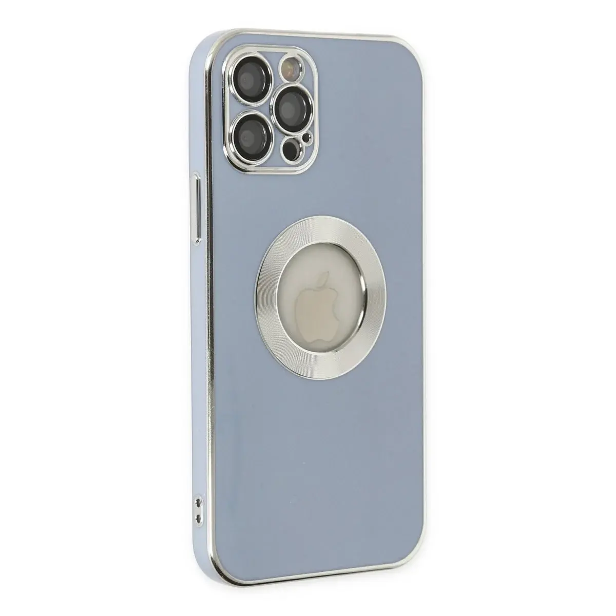 İphone 12 Pro Kılıf Store Silikon - Sierra Blue