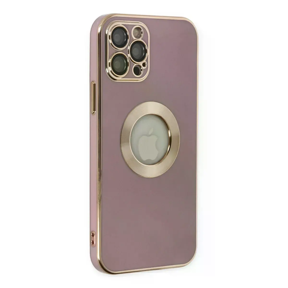 İphone 12 Pro Kılıf Store Silikon - Mor