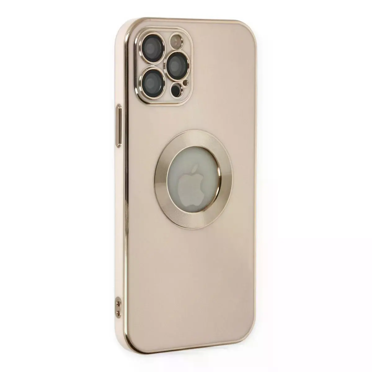 İphone 12 Pro Max Kılıf Store Silikon - Pembe