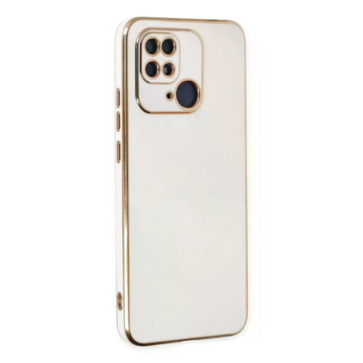 Xiaomi Redmi 10c Kılıf Volet Silikon - Beyaz