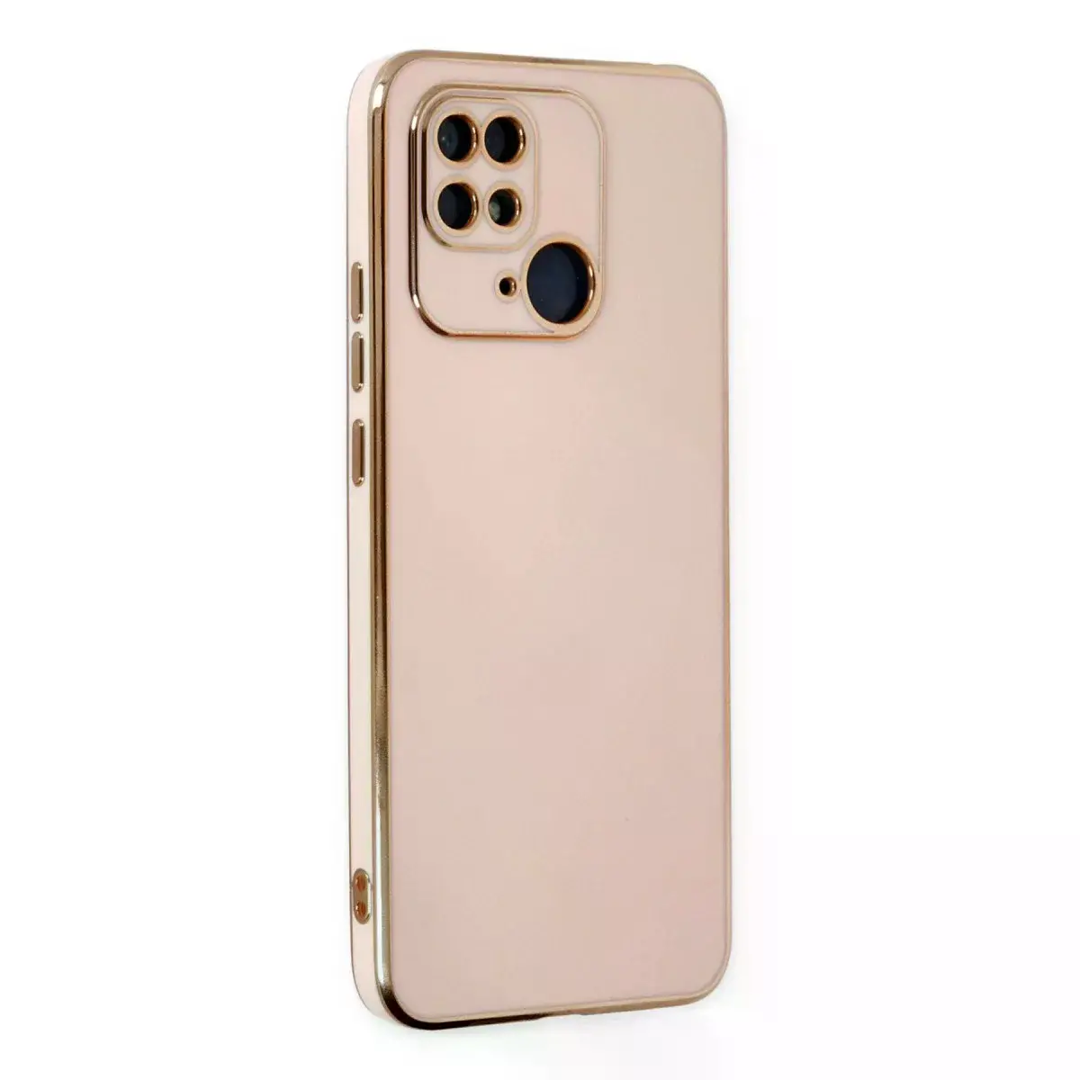 Xiaomi Redmi 10c Kılıf Volet Silikon - Pembe