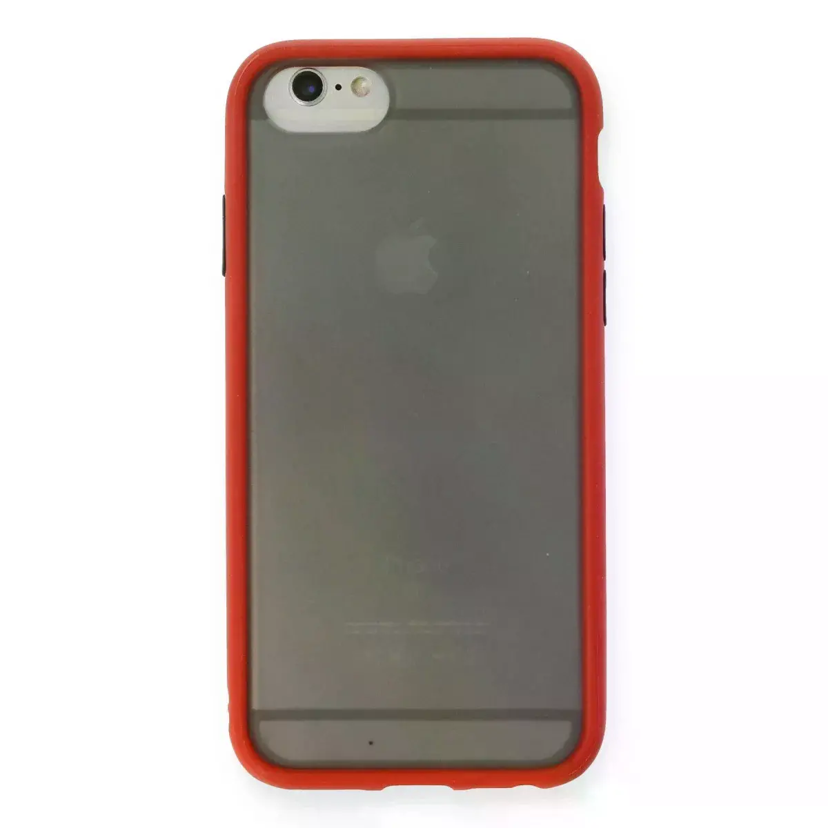 İphone 6 Kılıf Montreal Silikon Kapak - Kırmızı