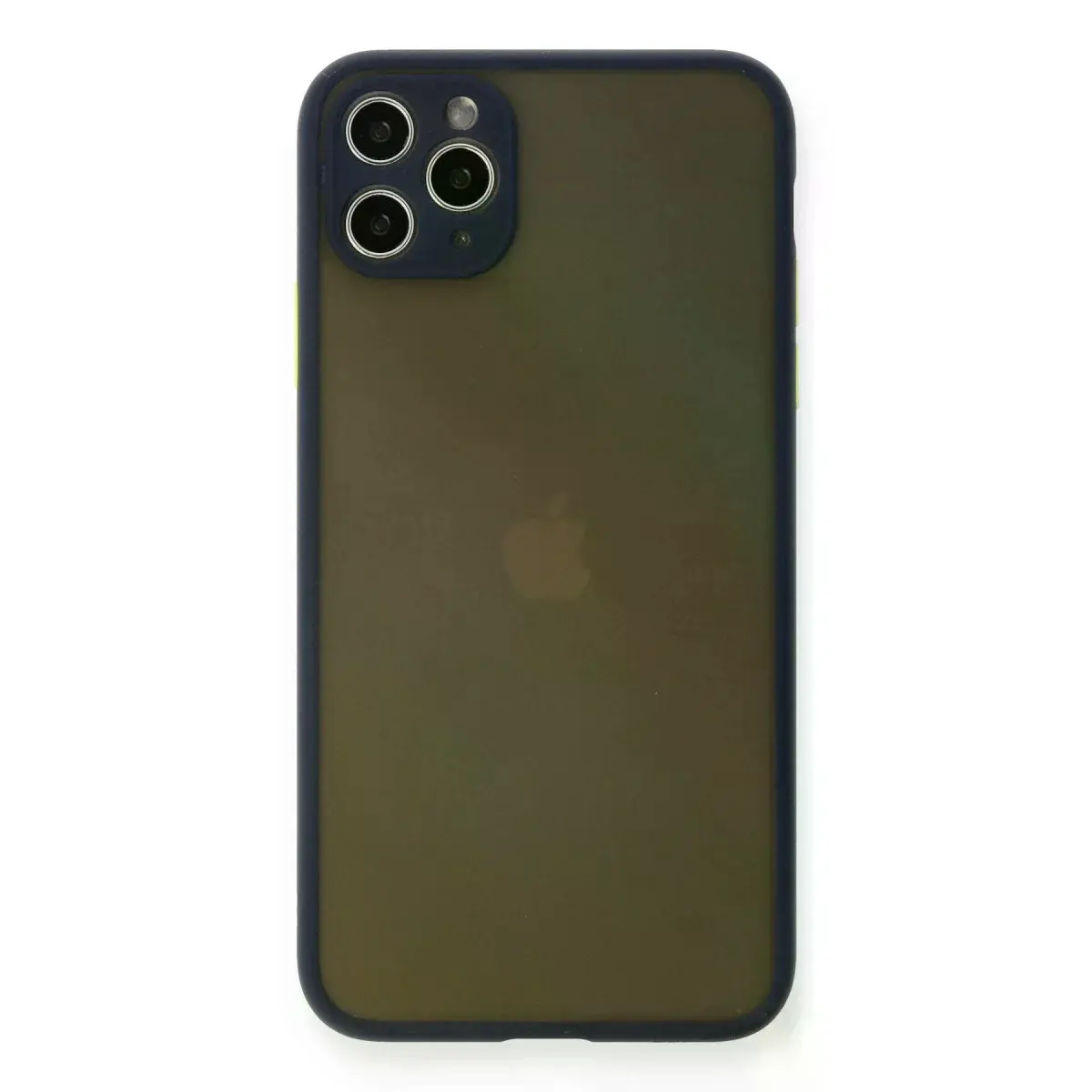 İphone 11 Pro Max Kılıf Montreal Silikon Kapak - Lacivert