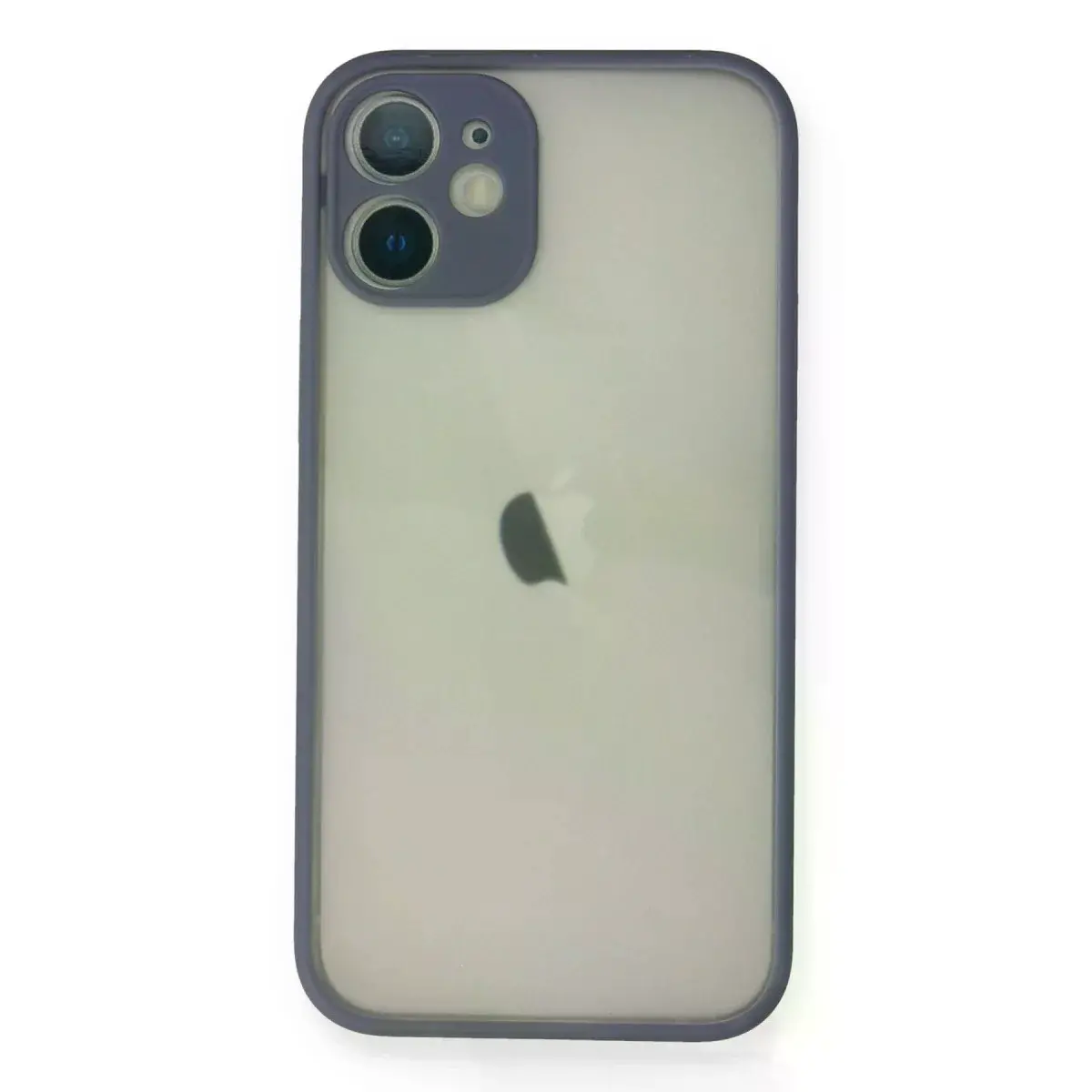 İphone 11 Pro Max Kılıf Montreal Silikon Kapak - Gri