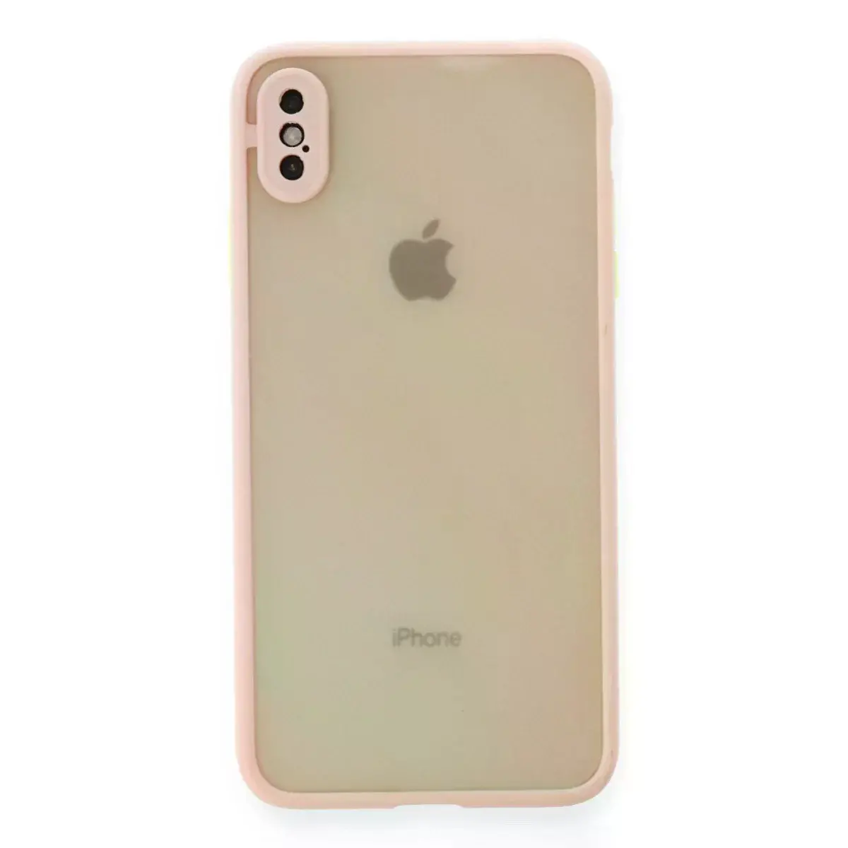İphone X Kılıf Montreal Silikon Kapak - Pembe