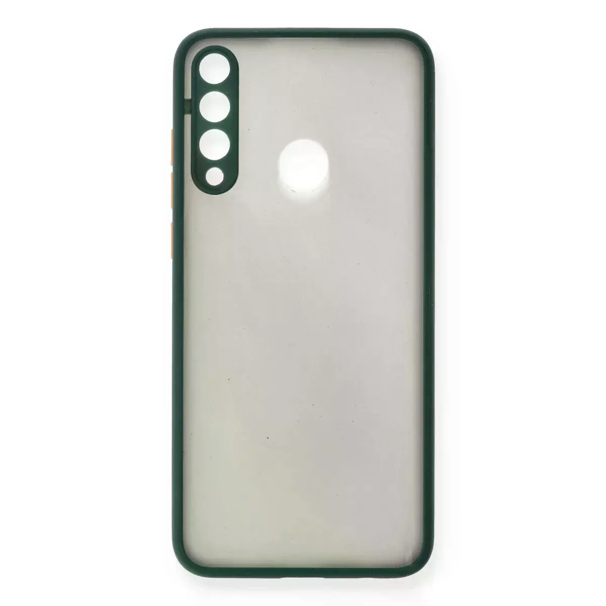 Huawei Y6p Kılıf Montreal Silikon Kapak - Yeşil