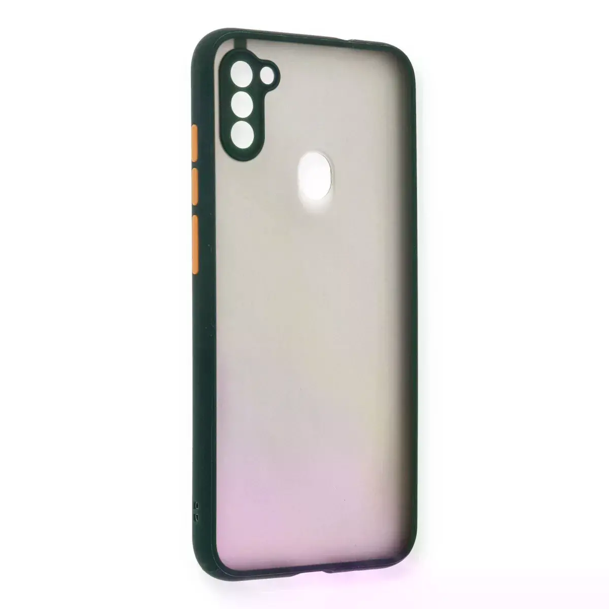 Samsung Galaxy A11 Kılıf Montreal Silikon Kapak - Yeşil
