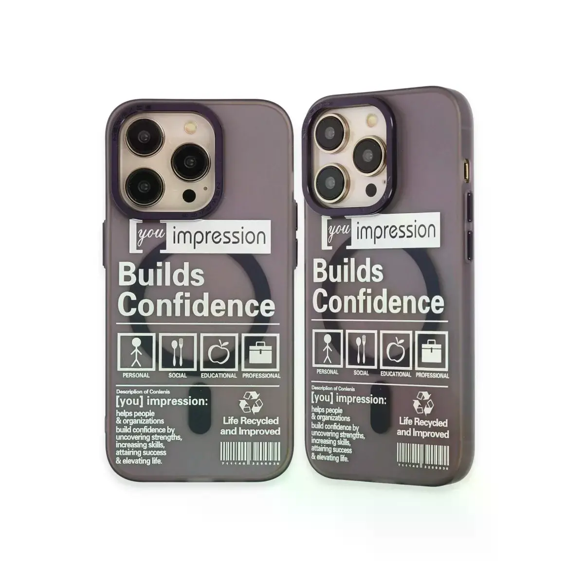 İphone 14 Pro Kılıf Apollo Magneticsafe Desenli Kapak - Apollo Mor - 6