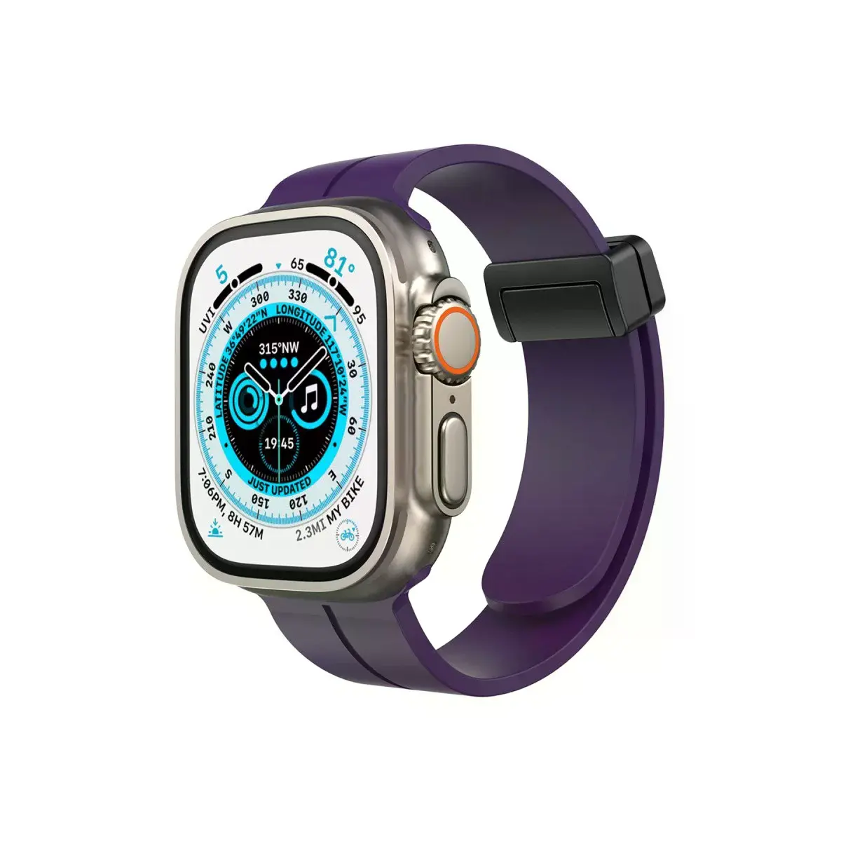 Watch 42mm Kr412 Elegance Stylısh Kordon - Derin Mor
