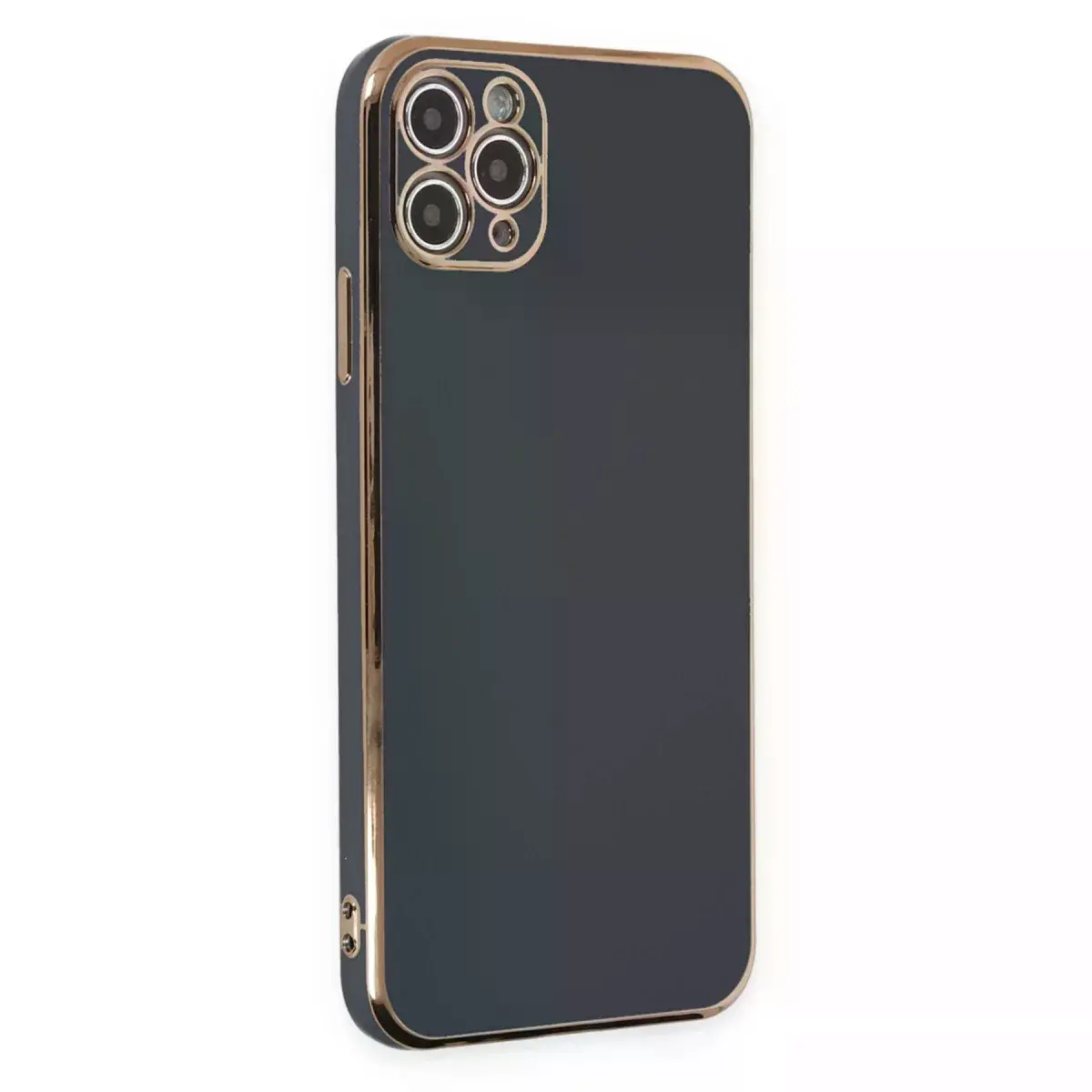 İphone 11 Pro Max Kılıf Volet Silikon - Siyah