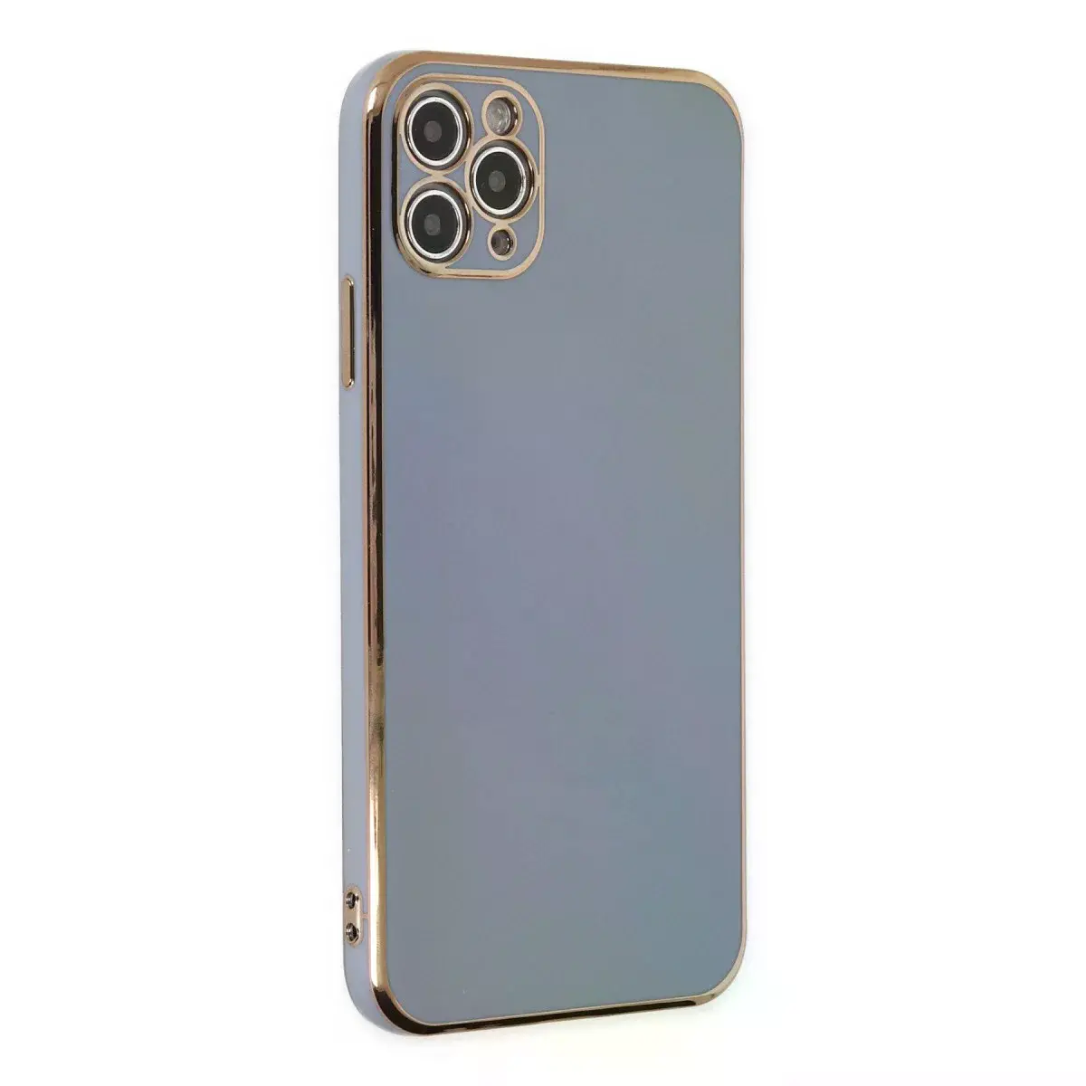 İphone 11 Pro Max Kılıf Volet Silikon - Mavi