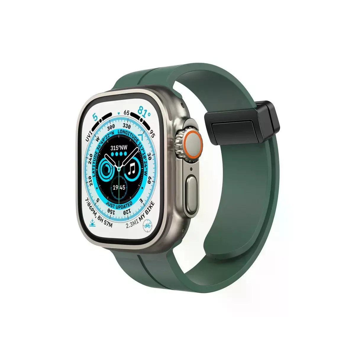 Watch 42mm Kr412 Elegance Stylısh Kordon - Koyu Yeşil
