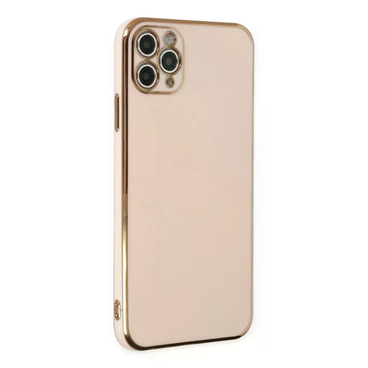 İphone 11 Pro Max Kılıf Volet Silikon - Pembe