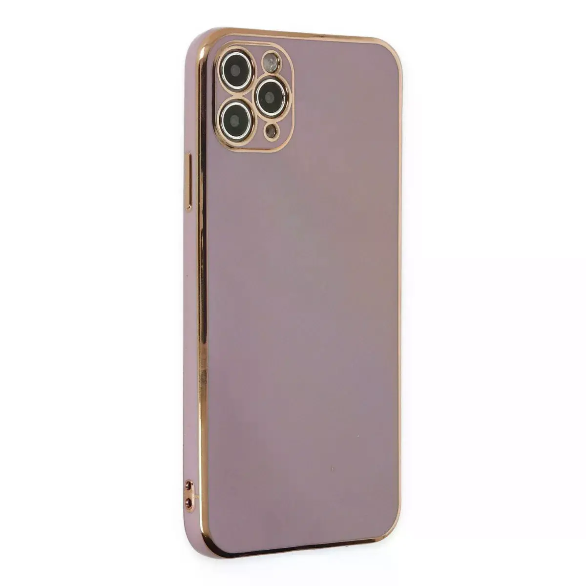 İphone 11 Pro Max Kılıf Volet Silikon - Mor