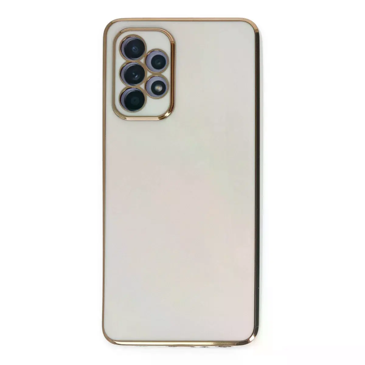 Samsung Galaxy A52 Kılıf Volet Silikon - Beyaz