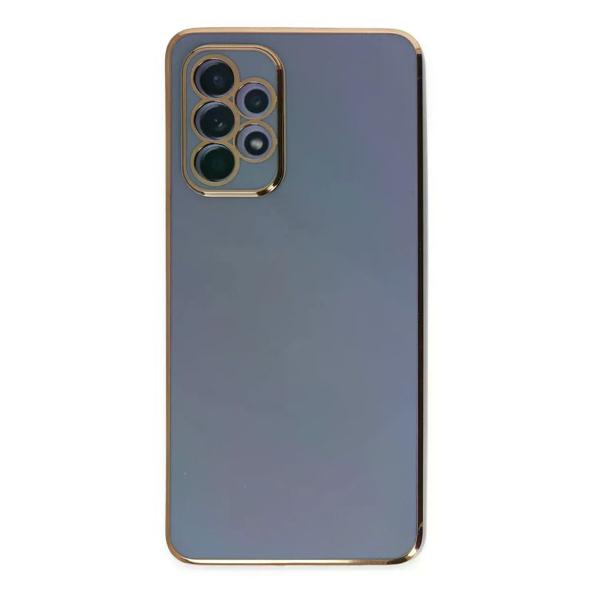 Samsung Galaxy A52 Kılıf Volet Silikon - Mavi