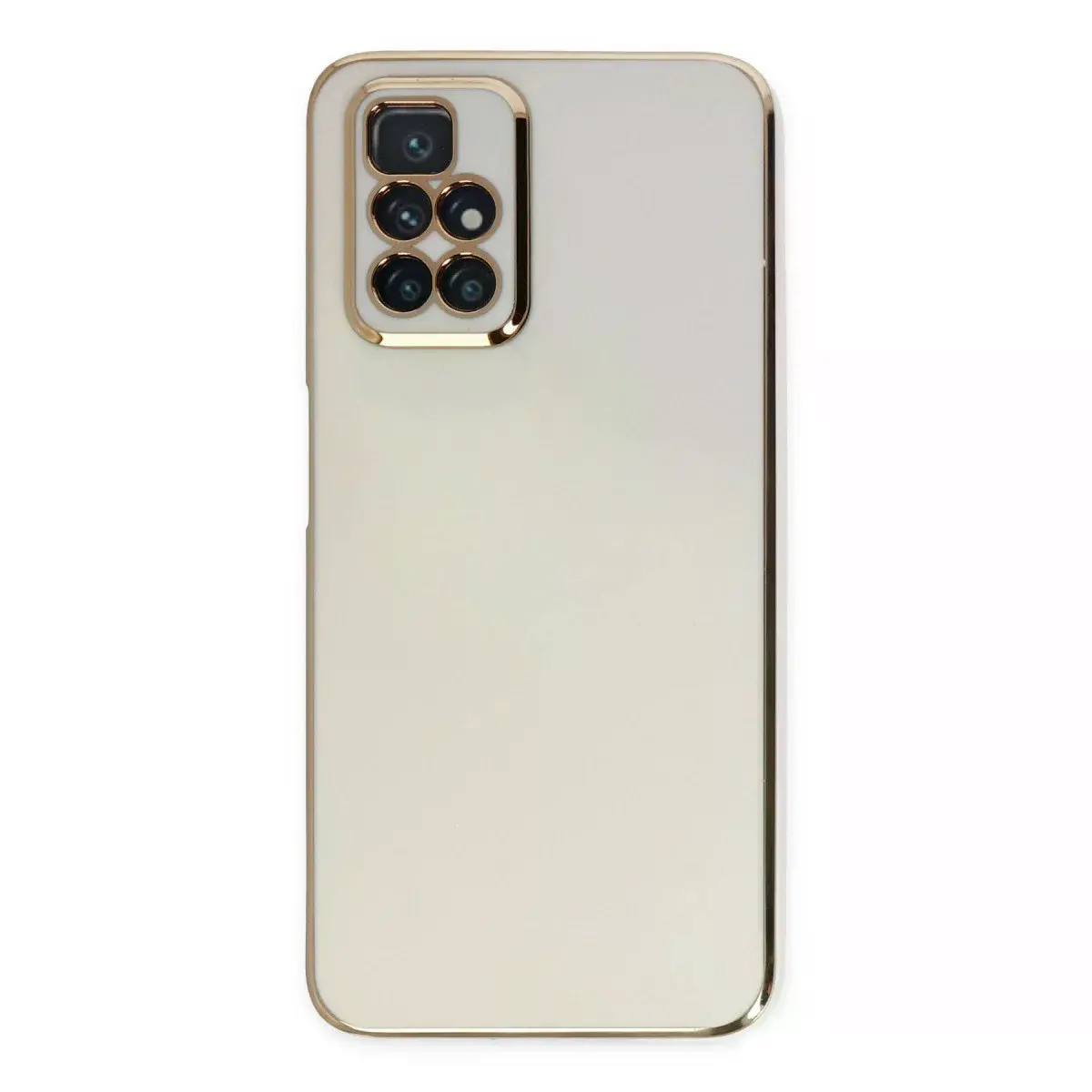 Xiaomi Redmi 10 2022 Kılıf Volet Silikon - Beyaz