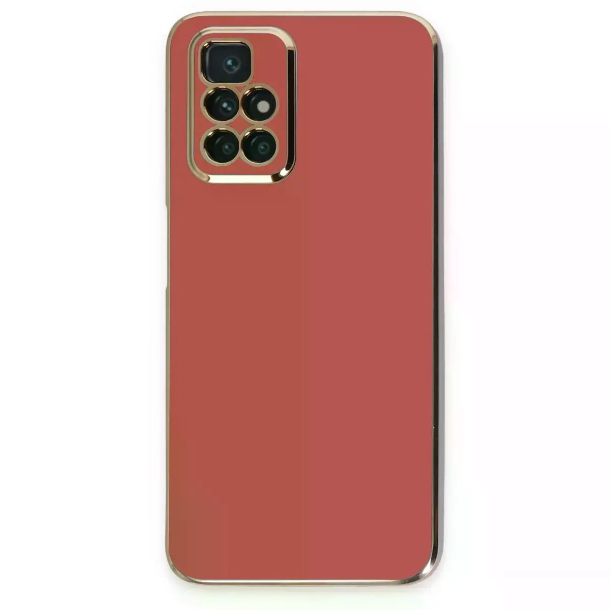 Xiaomi Redmi 10 2022 Kılıf Volet Silikon - Kırmızı