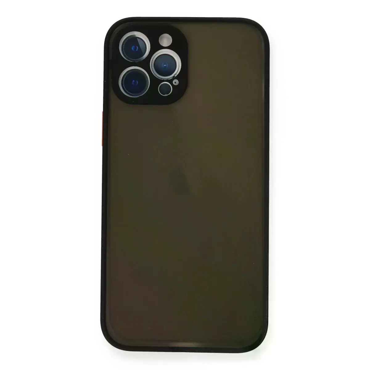 İphone 12 Pro Max Kılıf Montreal Silikon Kapak - Siyah